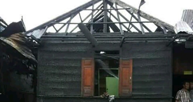 Kebakaran di Kerinci.